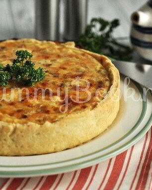 Сырный тарт с луком