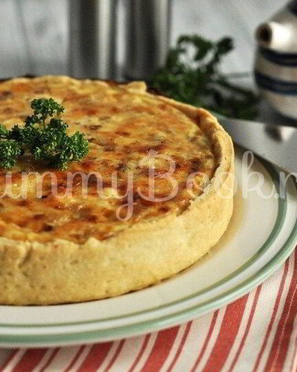 Рецепт сырного тарта с луком