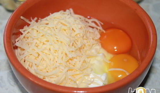 тарт из поленты с луком пореем