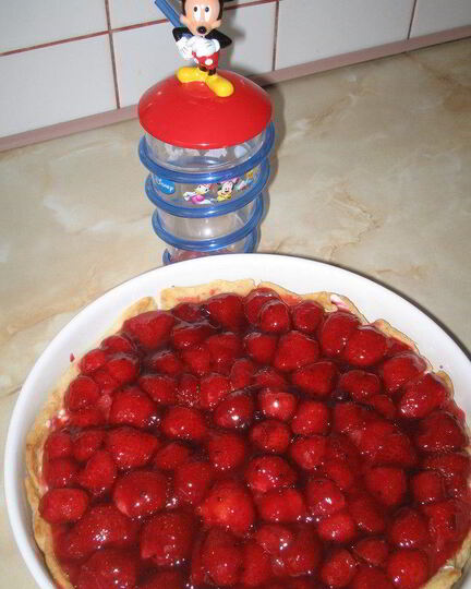 Рецепт тарта с белым шоколадом и двойной клубникой