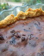 Тарт с дынной пастилой и шоколадом