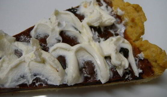 тарт с дынной пастилой и шоколадом