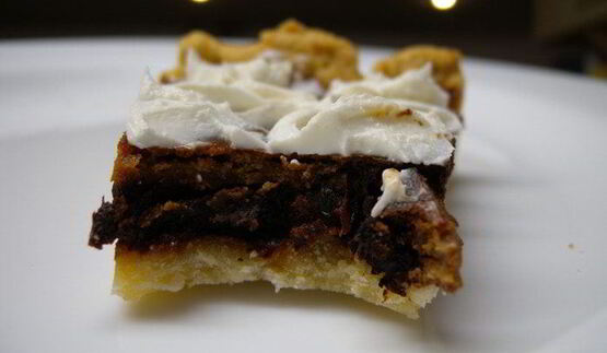 тарт с дынной пастилой и шоколадом