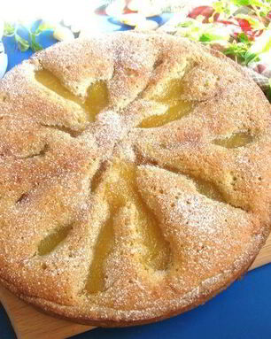 Тарт с франжипаном и карамелизованной грушей