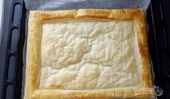 тарт с грибами и ветчиной