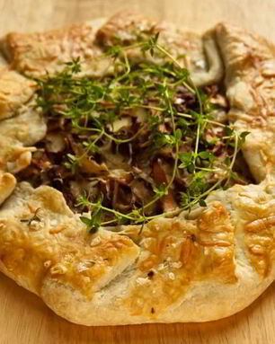 Тарт с лисичками