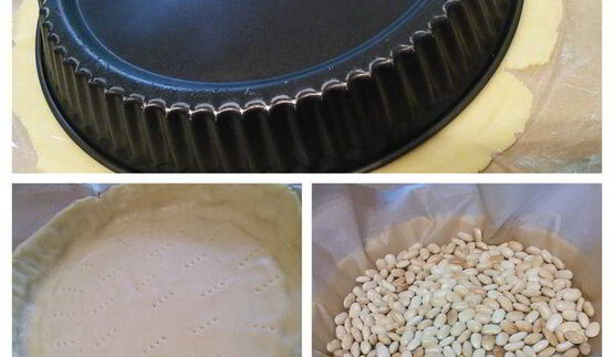 тарт с лососем и картофелем