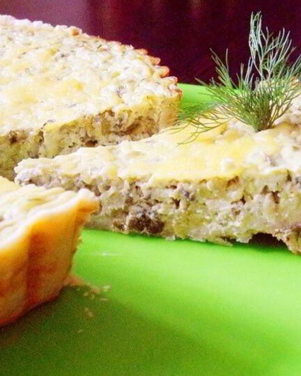 Рецепт тарта с зеленым горошком