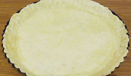 тарт с зеленым горошком