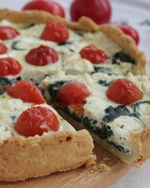 Тарт со шпинатом