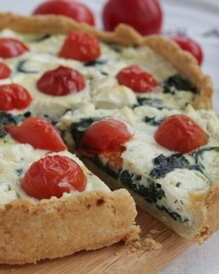 Рецепт тарта со шпинатом