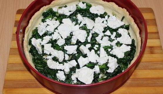 тарт со шпинатом