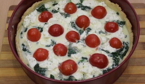 тарт со шпинатом