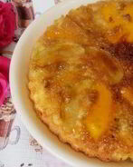 Тарт татен с тыквой и яблоком