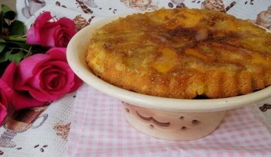 тарт татен с тыквой и яблоком