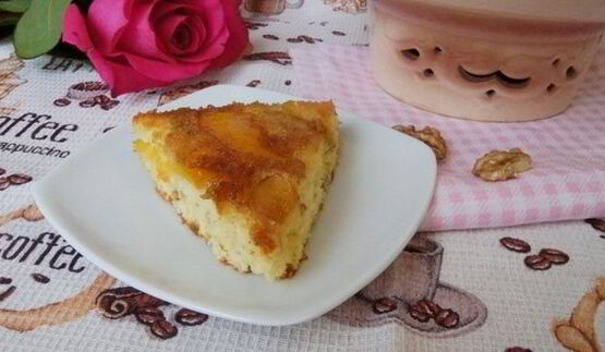 тарт татен с тыквой и яблоком