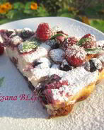 Тарт ягодно-творожный