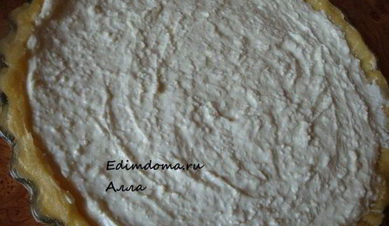 творожно-кокосовый тарт