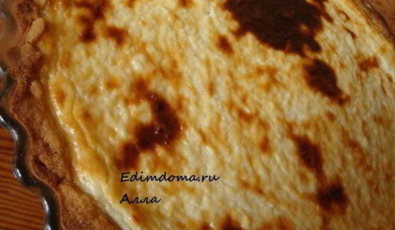 творожно-кокосовый тарт