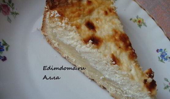 творожно-кокосовый тарт