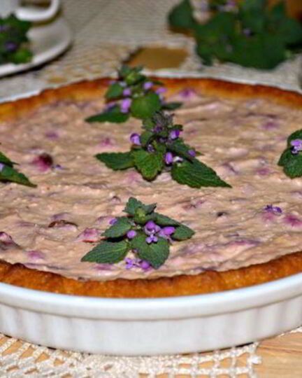 Рецепт творожно-вишневого тарт