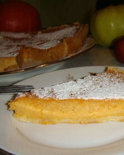 Рецепт тыквенно-яблочного тарт