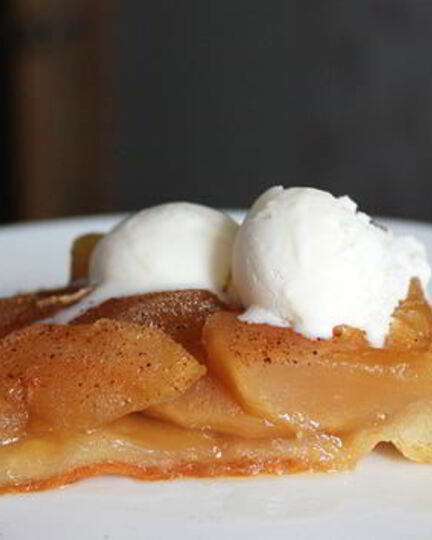 Рецепт яблочно-грушевого тарт