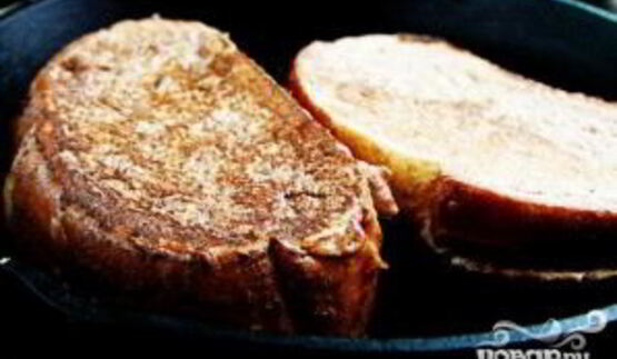 французские тосты с фруктовой начинкой