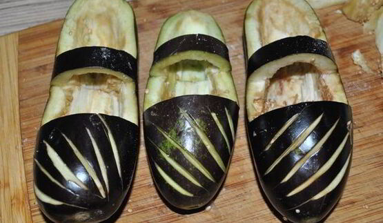 туфельки из баклажанов