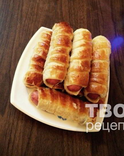 Рецепт вкусных сосисок в тесте