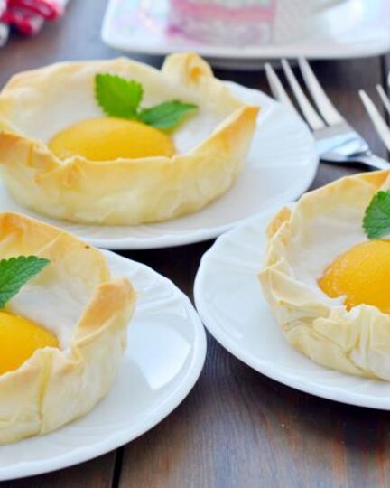 Рецепт постного десерта яичница