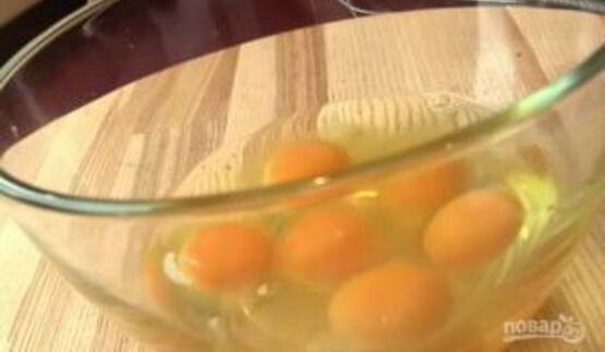 простая яичница с грибами