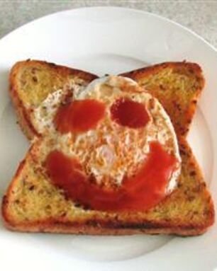 Веселая яичница