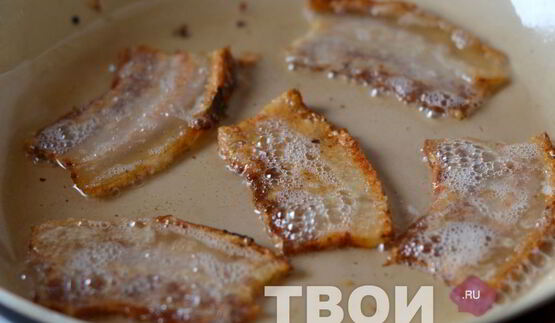 яичница с беконом