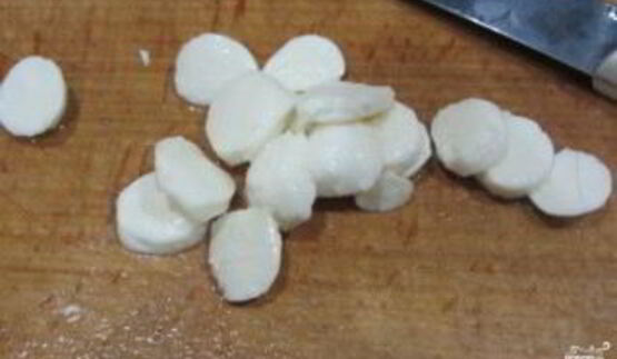 яичница с моцареллой