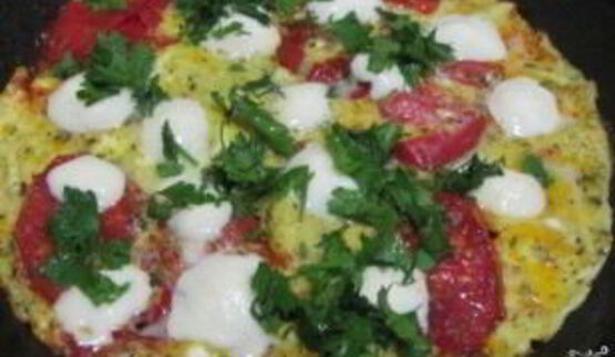 яичница с моцареллой