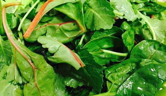 яичница с овощами и капустой кале