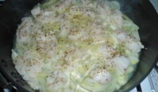 яичница с рыбой