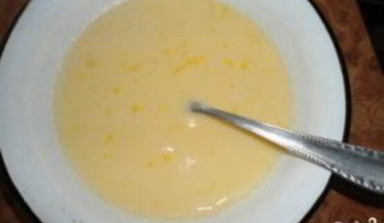 яичница с рыбой