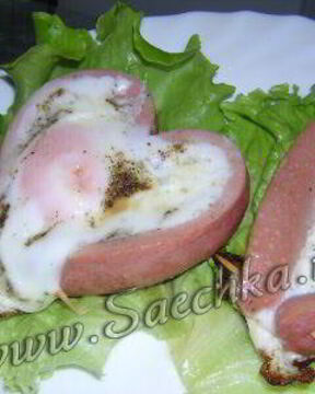 Яичница Сердечко