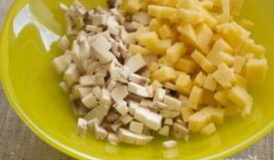 яичница в булочке