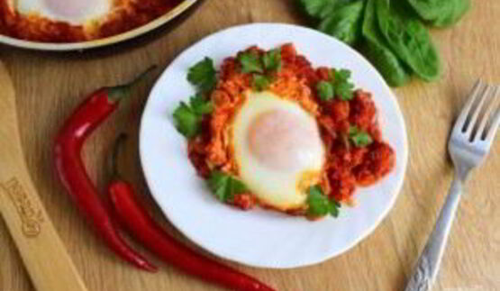 яичница в томате по-африкански