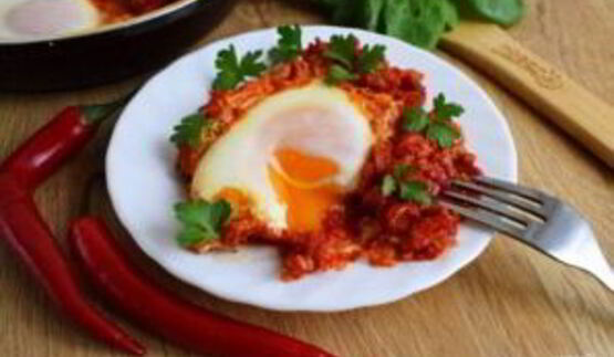 яичница в томате по-африкански
