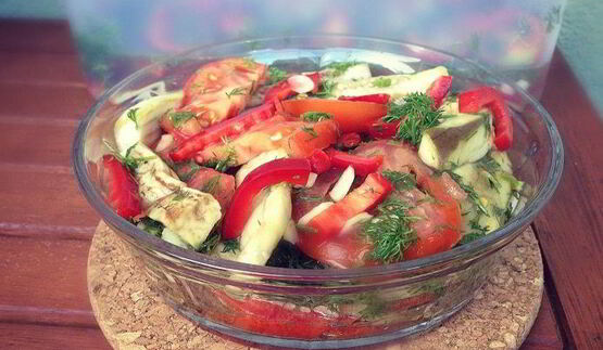 закуска демьянки из баклажанов