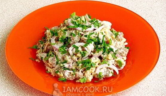 закуска из свинины и сыра