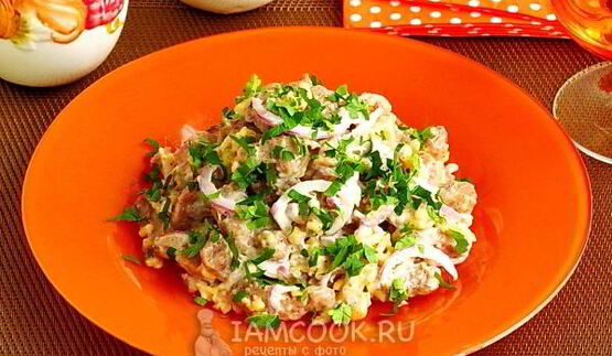 закуска из свинины и сыра