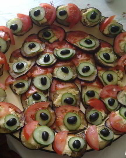 Рецепт закуски павлиний хвост