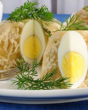 Куриное заливное