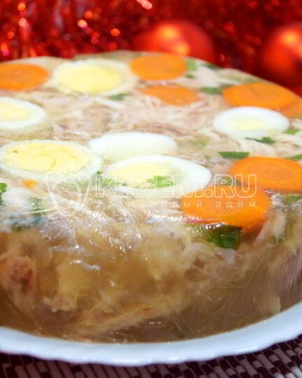 Рецепт заливного из курицы