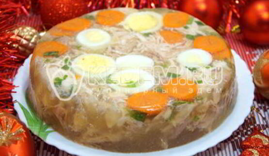 заливное из курицы